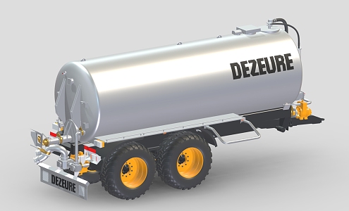 Conveyor industrial equipment gas pipe truck gas transporter container 3d model