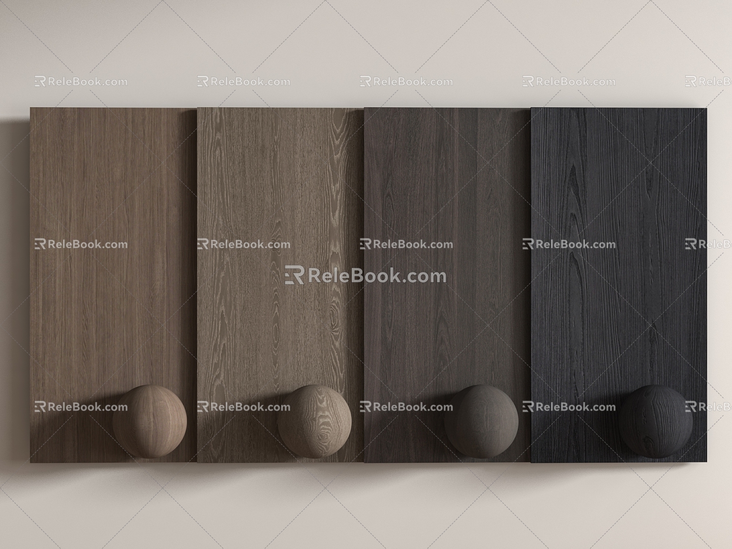 Wall panel wood veneer wall panel wall veneer wood veneer background wall 3d model