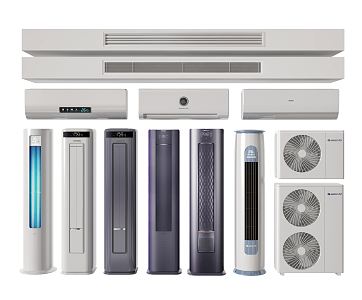 modern air conditioning 3d model