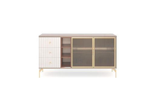 Light Luxury Sideboard 3d model