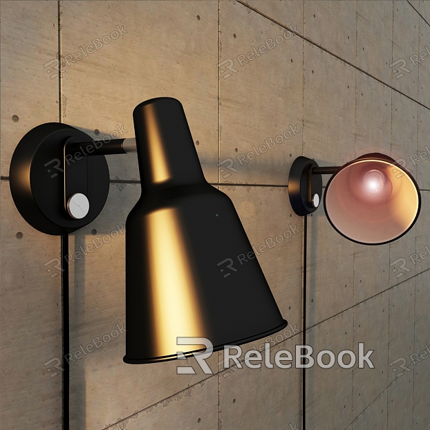 industrial loft wall lamp model