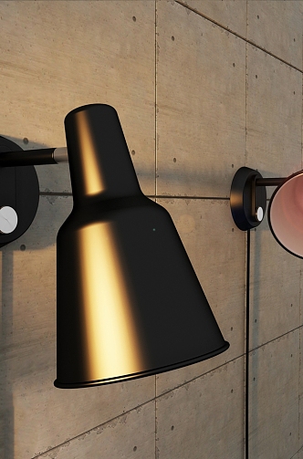 industrial loft wall lamp 3d model