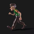 Cartoon Old Man Cartoon Characters Character Men Cartoon Characters Running Animation Game Characters Modern Characters Grandpa 3d model