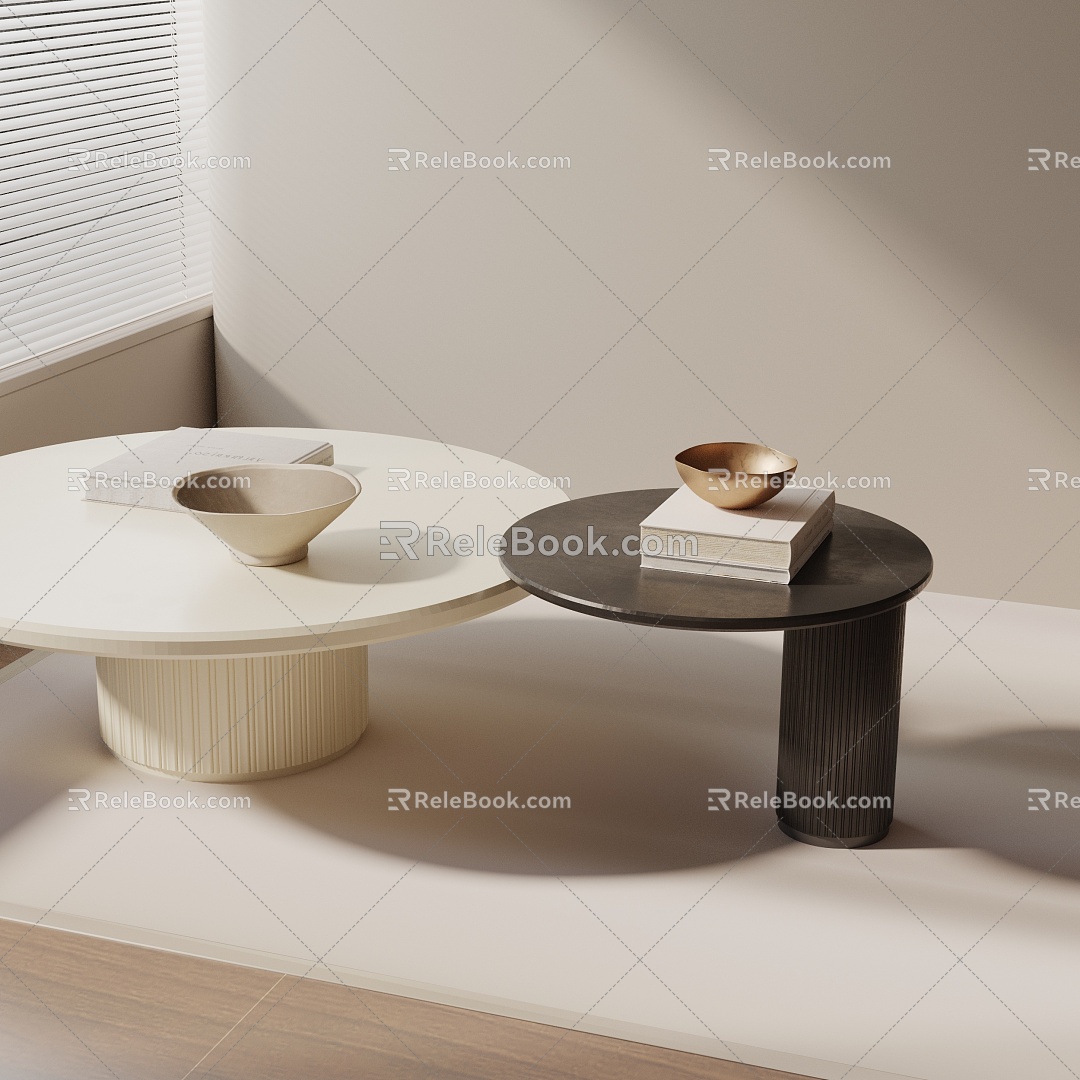 Modern coffee table model