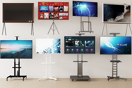 Modern Mobile TV Stand Laser TV Projector 3d model