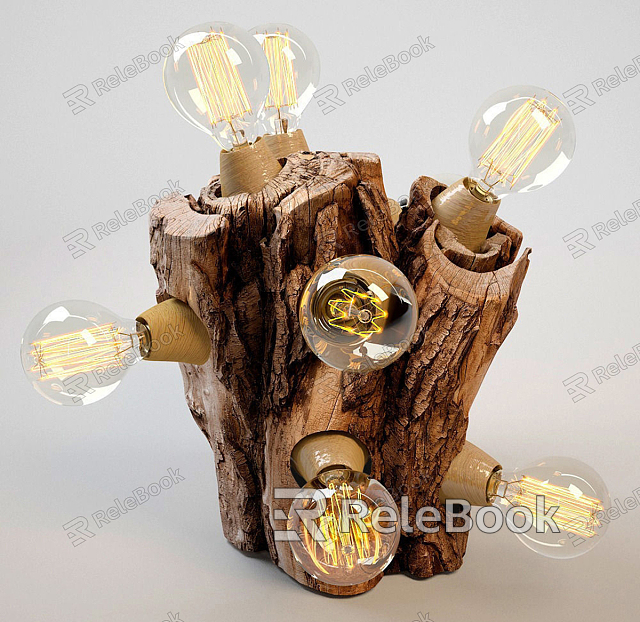 Industrial LOFT special-shaped table lamp creative table lamp model