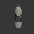 Household Transparent Plastic Water Bottle With Black Label For Daily Use