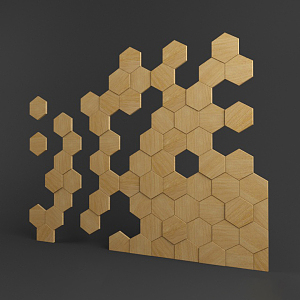 Modern wall decoration board 3d model