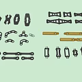 Industrial Equipment Metal Parts With Connectors Brackets And Various Shapes Mechanical Components