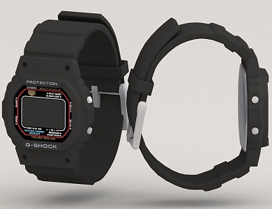 Casio Watch 3d model