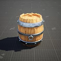 Agricultural Storage Equipment Wooden Barrels With Metal Hoops For Farming Storage Use