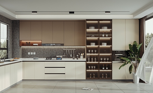 Modern Kitchen 3d model