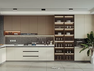 Modern Kitchen 3d model