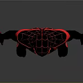 Spider Man Superhero Character In Black Red Costume With Spider Logo Design