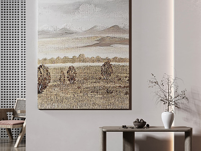 Quiet Landscape Painting Decorative Painting model