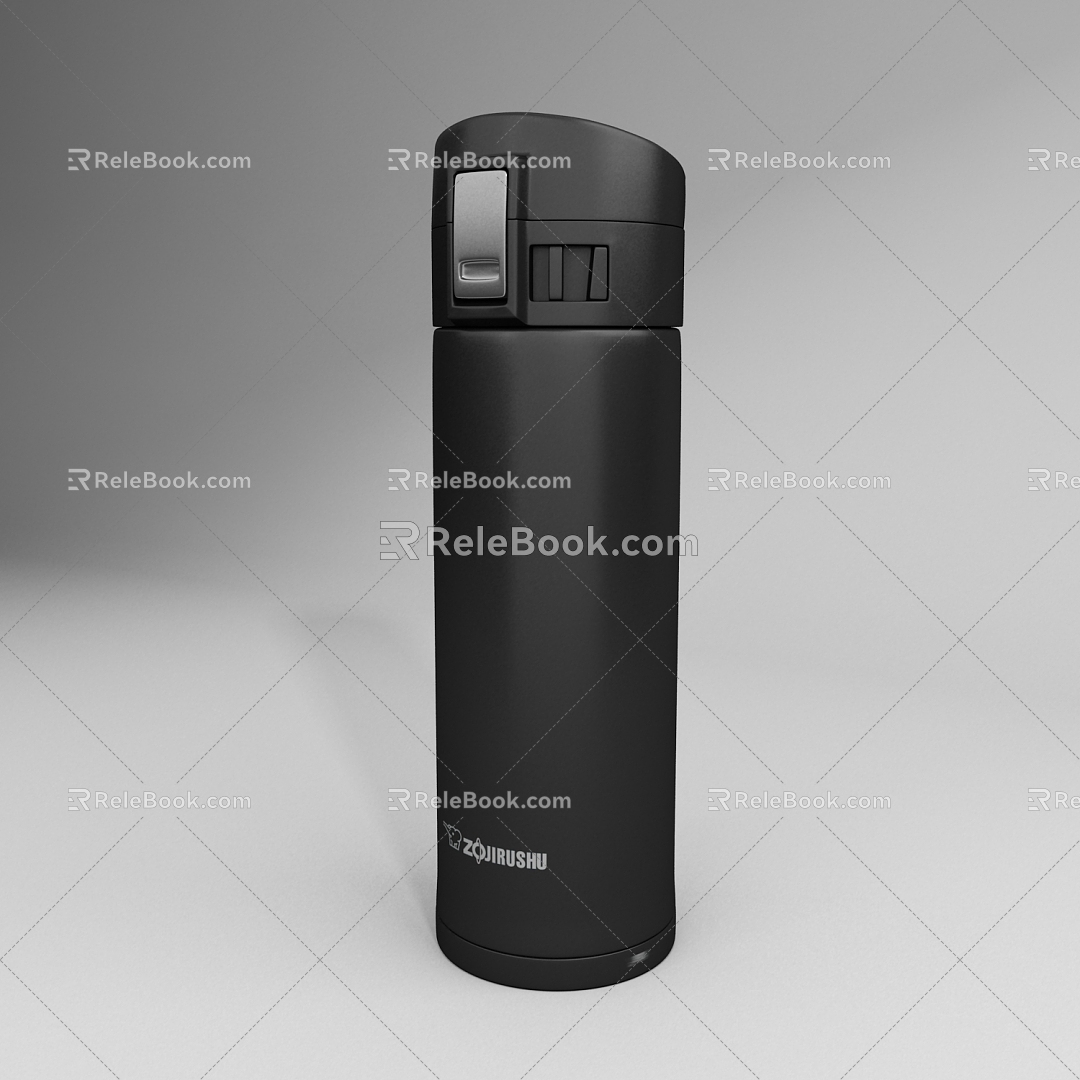 Modern thermos cup thermos cup kettle 3d model