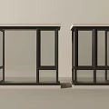 modern windows bay windows casement windows floor-to-ceiling windows balcony windows 3d model