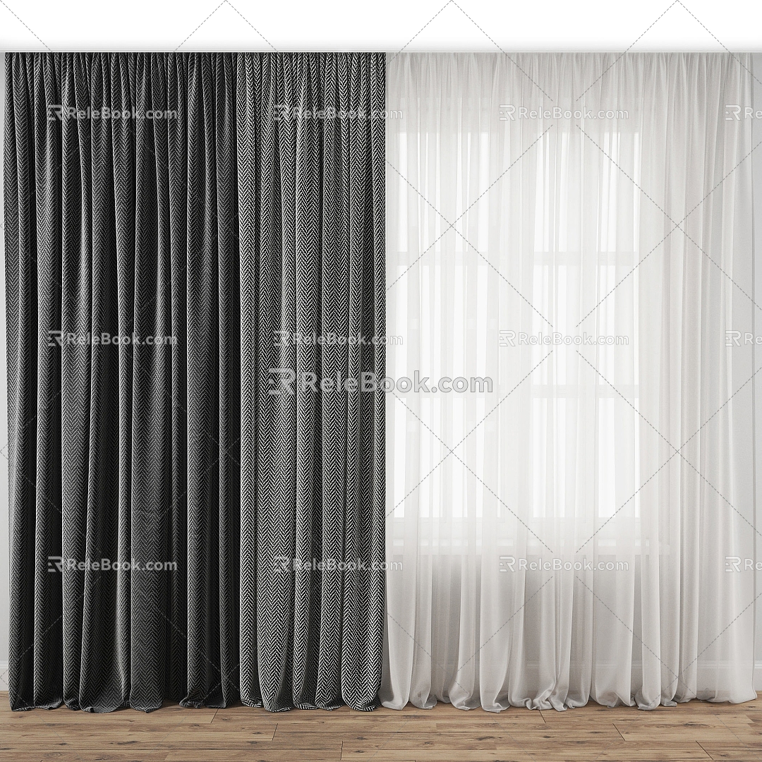 Fabric Curtain model