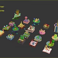 Game Environment Game Scene Fairy Tale Scene Fairy Tale Magic Scene Magic Item Fantasy Scene 3d model