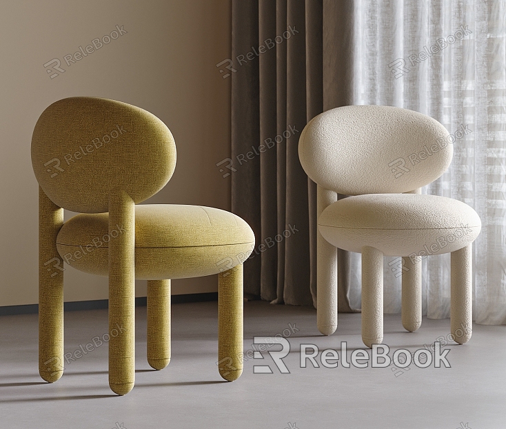 Single Chair Dining Chair Leisure Chair model