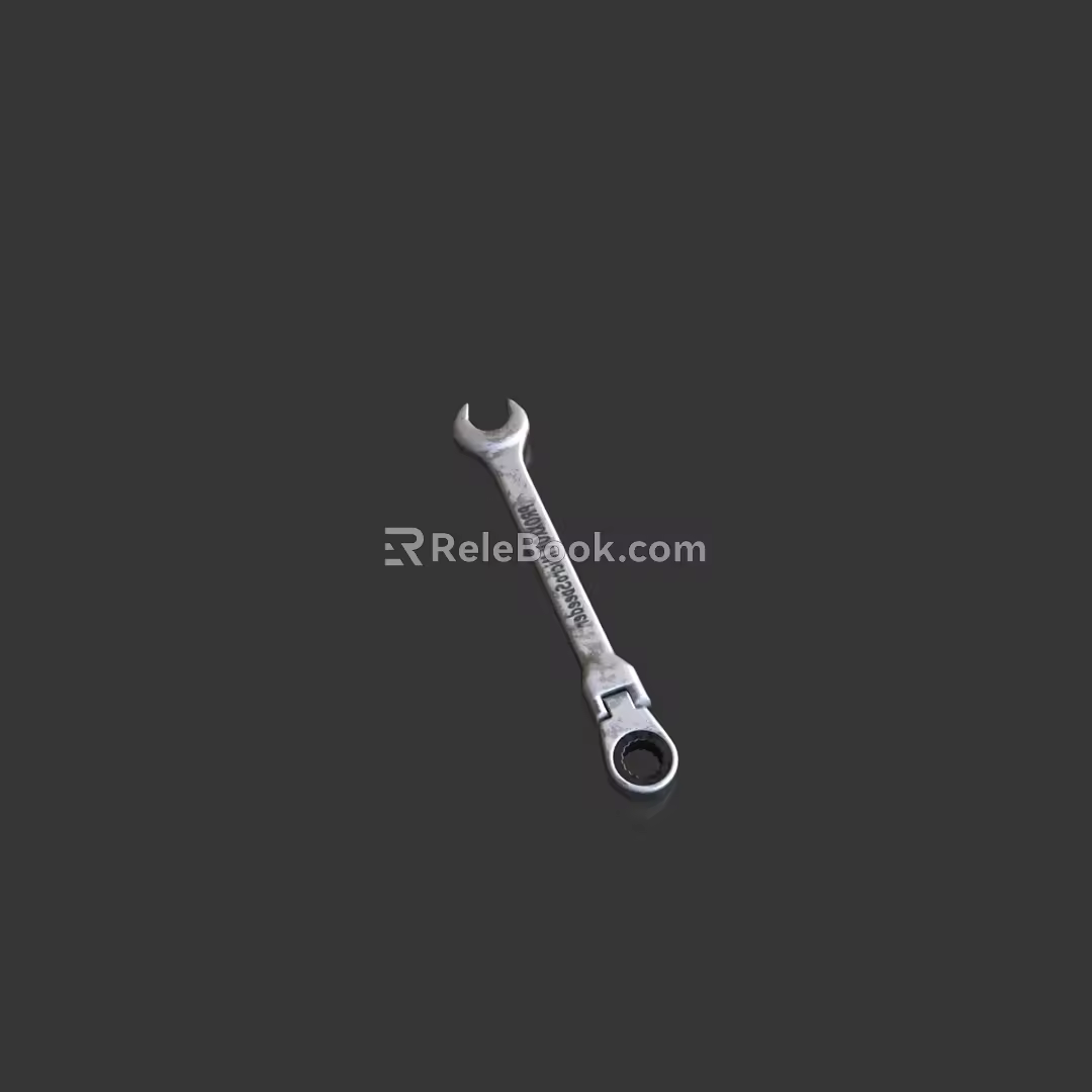 Wrench Spanner Dual-purpose Wrench Hardware Tools 3d model