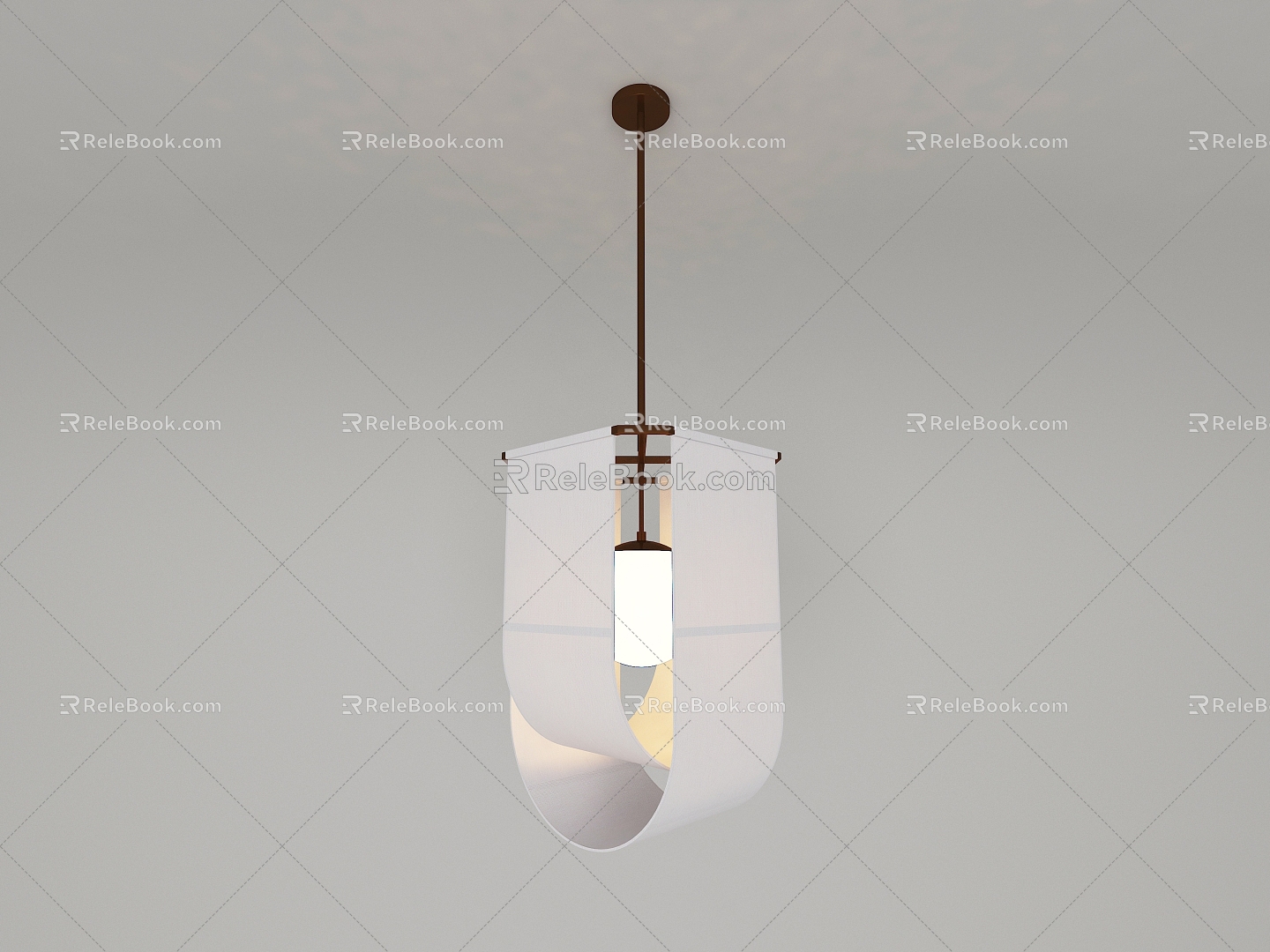 Modern Minimalist Chandelier 3d model