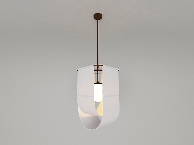 Modern Minimalist Chandelier 3d model