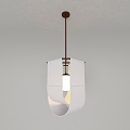 Modern Minimalist Chandelier 3d model