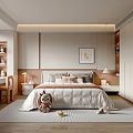 Cozy Kids Room Interior Design With Bed Desk And Stuffed Toys