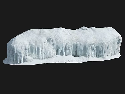 Artistic Garden Landscape With Rockery Featuring Icicle Like Texture And Natural Form 3d model