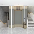 modern elevator 3d model