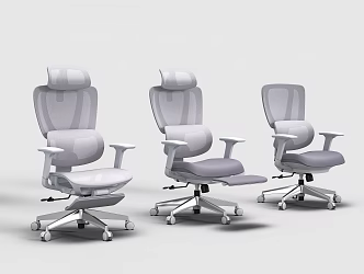 Modern Office Chair Staff Chair Net Chair Computer Chair Swivel Chair Conference Chair 3d model