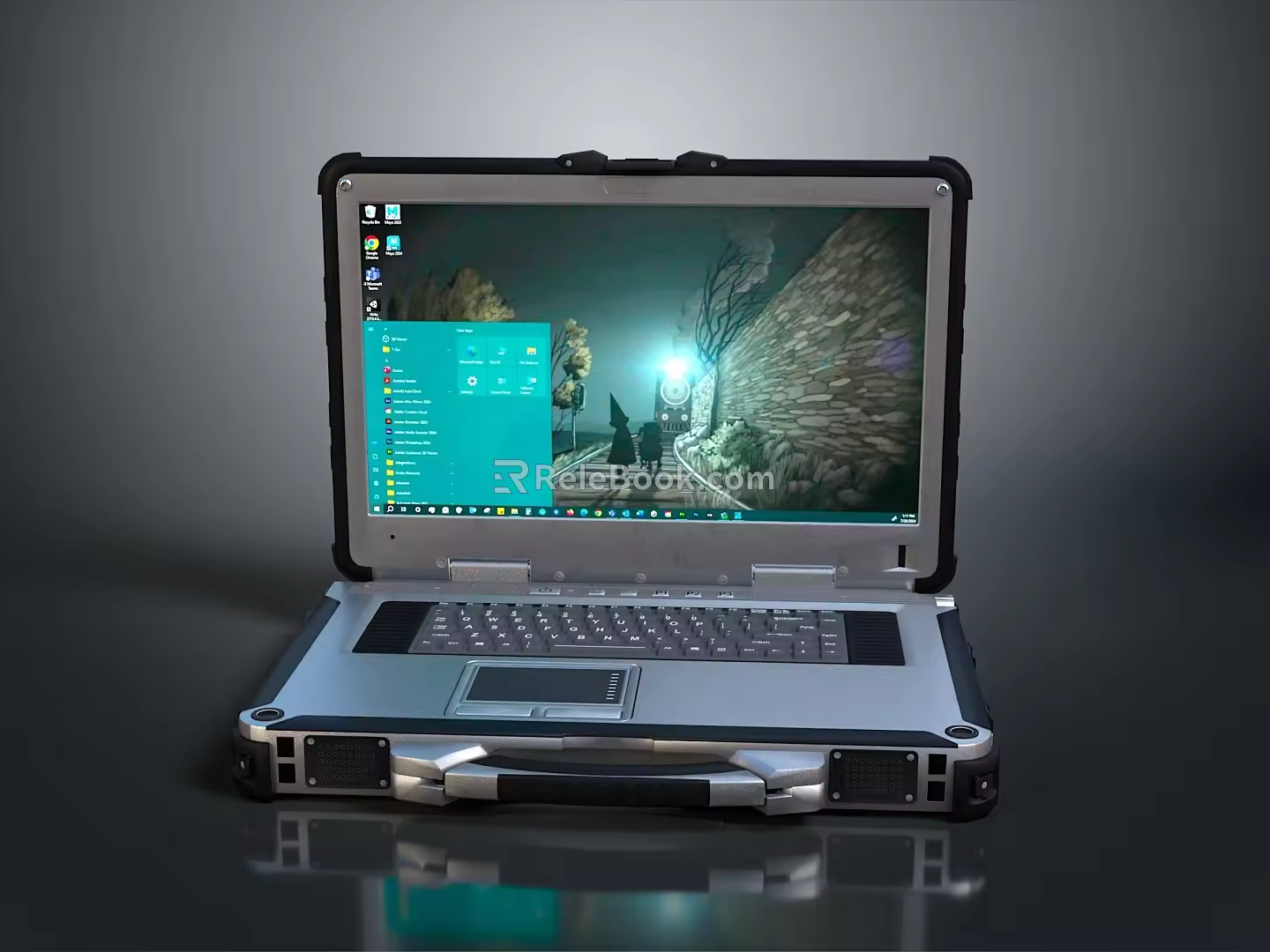 Notebook Portable Computer Portable Laptop Computer Peripheral Hardware Computer Hardware 3d model