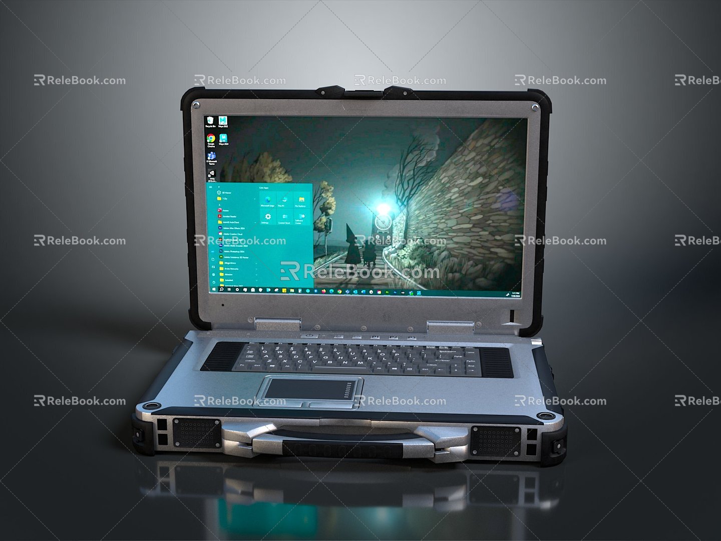 Notebook Portable Computer Portable Laptop Computer Peripheral Hardware Computer Hardware 3d model