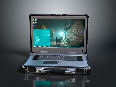 Notebook Portable Computer Portable Laptop Computer Peripheral Hardware Computer Hardware 3d model