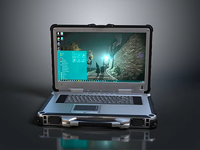 Notebook Portable Computer Portable Laptop Computer Peripheral Hardware Computer Hardware 3d model