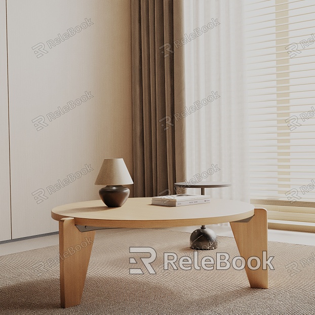 Modern coffee table model