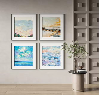 decorative painting 3d model