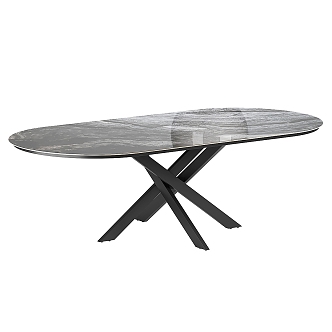 Modern Simple Dining Table Dining Table Simple Table Marble Table 3d model