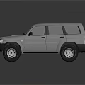 Silver Nissan SUV With Roof Rack And Off Road Exterior Design