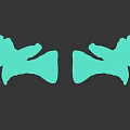 Symmetrical Biological Skeletal Structures Featuring Complex Limb Like Appendages And Detailed Textures