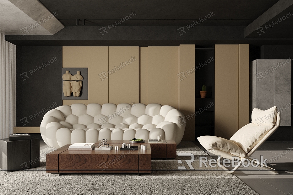 modern living room model