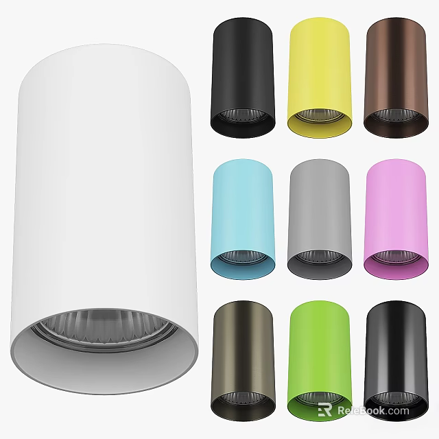 Modern Downlights And Spotlights With Multiple Color Options For Home Use 3d model 