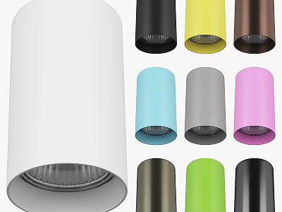 Modern Downlights And Spotlights With Multiple Color Options For Home Use 3d model