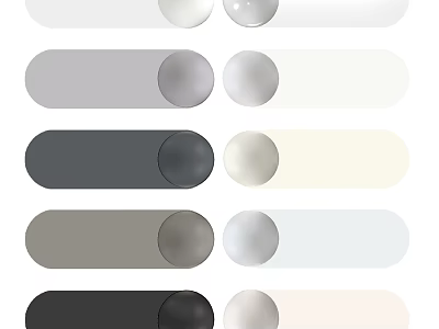Durable Modern Switch Components With Multiple Color Options For Home Use 3d model