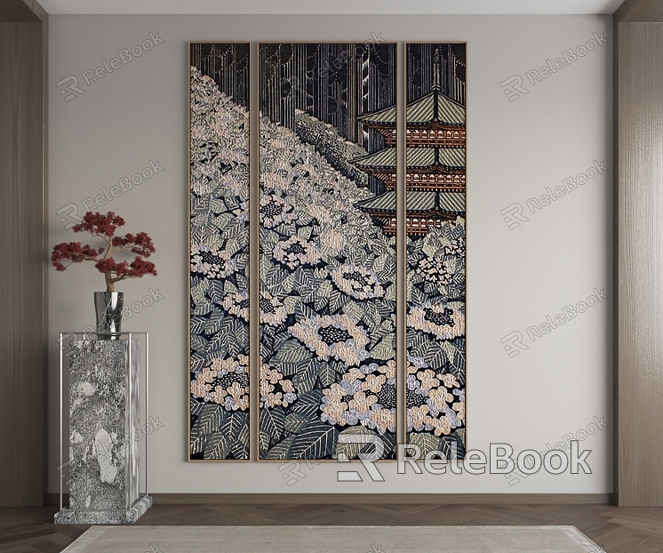 New Chinese Decorative Painting model