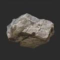 Natural Rock With Surface Texture And Visible Cracks In Natural Scene