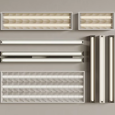 Grille Lamp 3d models