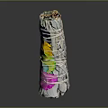 Colorful Rolled Fabric Household Item With Multi Colored Layers And Soft Texture