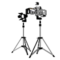 Professional Mobile Digital Photography Setup With Tripods Lights Camera And Microphone 3d model